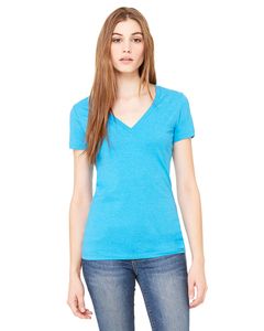 Bella+Canvas B6035 - Ladies Jersey Short-Sleeve Deep V-Neck T-Shirt