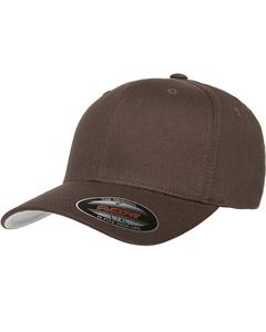 Flexfit 5001 - 6-Panel Structured Mid-Profile Cotton Twill Cap Marron oscuro