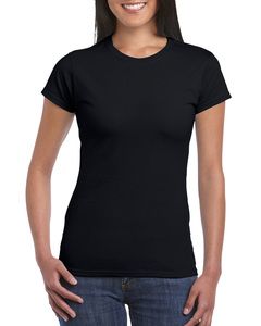 Gildan G640L - Softstyle® Ladies 4.5 oz. Junior Fit T-Shirt Negro