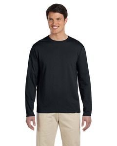 Gildan G644 - Softstyle® 4.5 oz. Long-Sleeve T-Shirt Negro