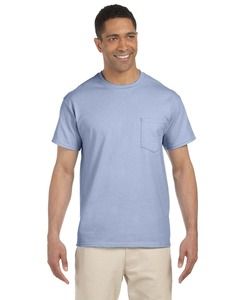 Gildan G230 - Ultra Cotton® 6 oz. Pocket T-Shirt (2300) Azul Cielo