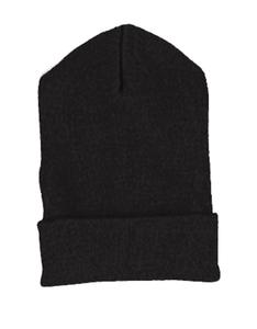 Yupoong 1501 - Cuffed Knit Cap Negro