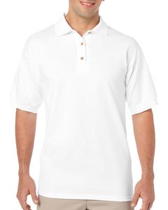 Gildan G880 - DryBlend® 6 oz., 50/50 Jersey Polo Blanco