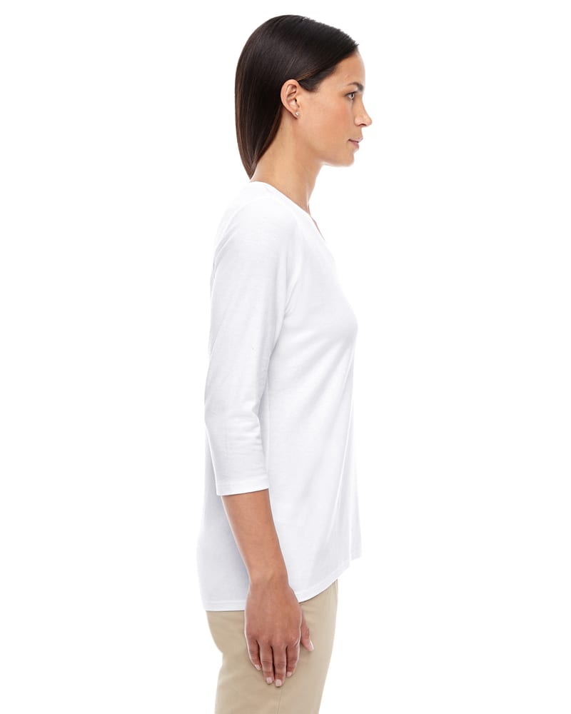 Devon & Jones DP184W - Ladies Perfect Fit Bracelet Length V-Neck Top