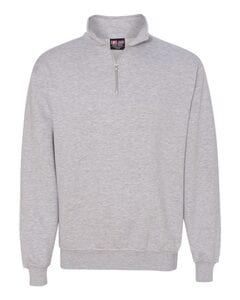 Bayside 920 - USA-Made Quarter-Zip Pullover Sweatshirt Dark Ash