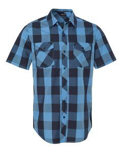 Burnside B9203 - Camisa Buffalo a cuadros de mangas larga