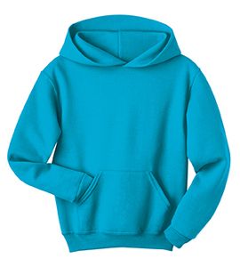 JERZEES 996YR - NuBlend® Youth Hooded Sweatshirt California Blue