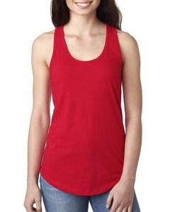 Next Level 1533 - Ideal camiseta sin mangas  Rojo