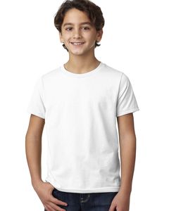 Next Level 3312 - Cuello redondo para niños Blanco