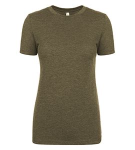 Next Level 6710 - Next Level™Remera Triblend para mujeres  Verde Militar