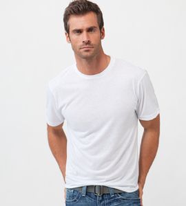 SubliVie S1910 - Adult Polyester T-Shirt Blanco