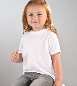 SubliVie S1310 - Toddler Polyester T-Shirt Blanco