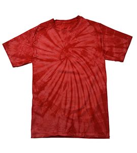 Colortone T1000Y - Remera teñida para niños Rojo
