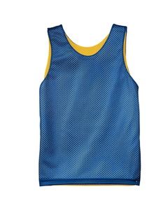 A4 N2206 - Youth Reversible Mesh Tank Shirt Royal/Gold