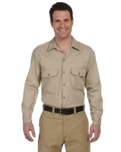 Dickies 574 - Men's 5.25 oz. Long-Sleeve Work Shirt Caqui