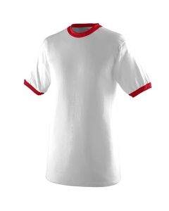 Augusta 711 - Youth Ringer T-Shirt Blanco / Rojo
