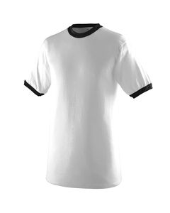 Augusta 711 - Youth Ringer T-Shirt Blanco / Negro