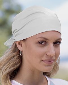 Big Accessories BA001 - Solid Bandana Blanco