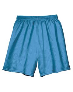 A4 N5293 - Shorts de malla de tricot con forro de entrepierna de 7" para adultos  Azul Cielo