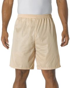 A4 N5296 - Shorts  de malla de tricot con entrepierna de 9" Vegas de Oro