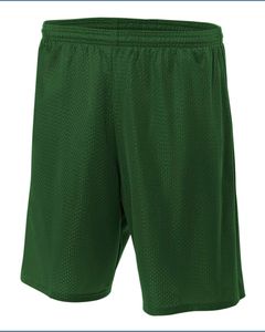 A4 N5296 - Shorts  de malla de tricot con entrepierna de 9" Bosque Verde