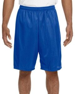 A4 N5296 - Shorts  de malla de tricot con entrepierna de 9" Real Azul
