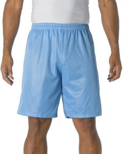A4 N5296 - Shorts  de malla de tricot con entrepierna de 9" Azul Cielo