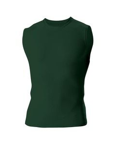 A4 N2306 - Men's Compression Muscle Shirt Bosque Verde