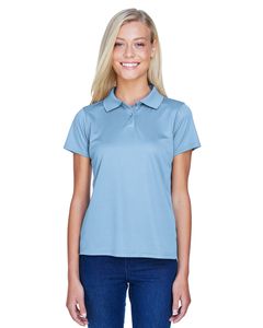 Harriton M315W - Ladies 4 oz. Polytech Polo Azul Cielo