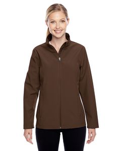 Team 365 TT80W - Ladies Leader Soft Shell Jacket Sport Dark Brown