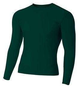 A4 N3133 - Long Sleeve Compression Crew Shirt Bosque Verde