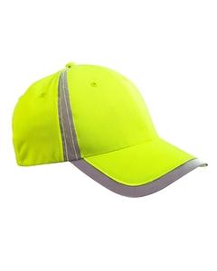 Big Accessories BX023 - Reflective Accent Safety Cap Bright Yellow