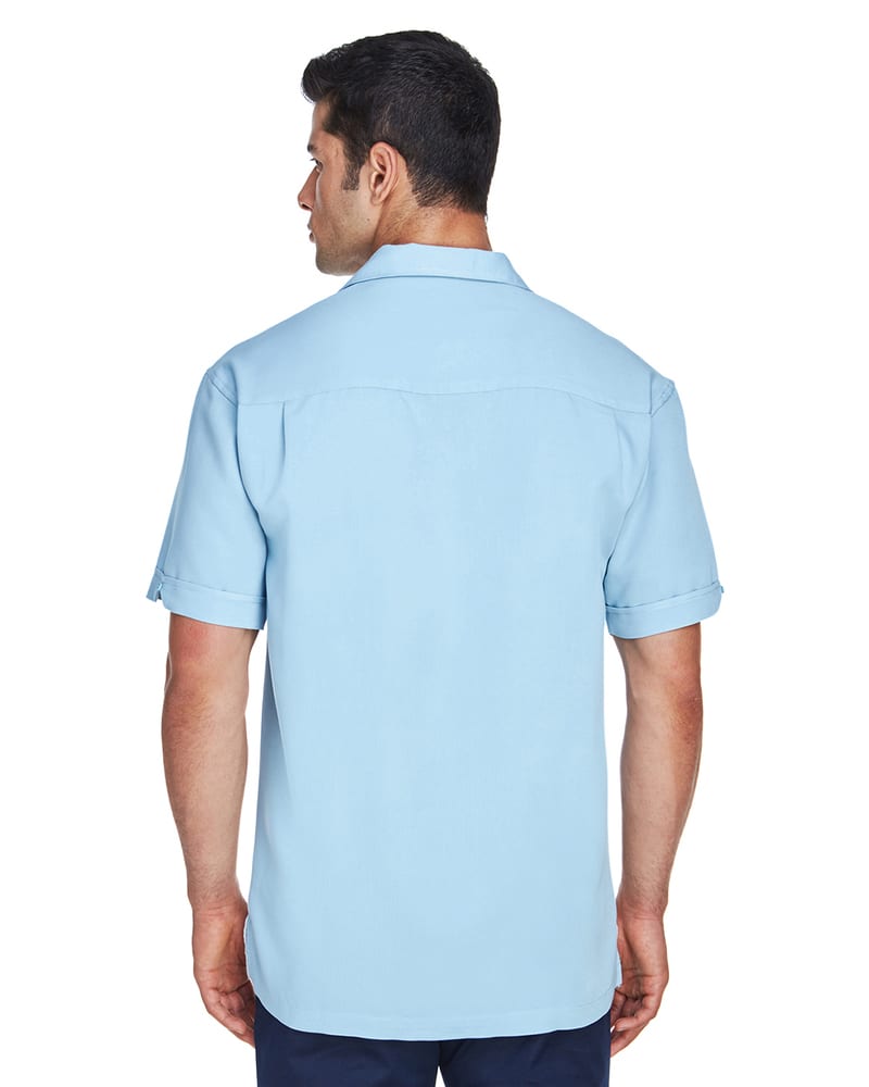 Harriton M575 - Men's Two-Tone Bahama Cord Camp Shirt