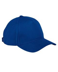 Big Accessories BX034 - 5-Panel Brushed Twill Cap Real Azul