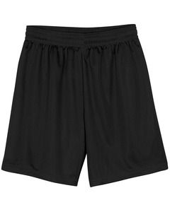 A4 N5184 - Men's 7" Inseam Lined Micro Mesh Shorts Negro