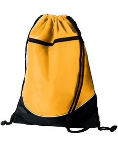 Augusta 1920 - Tri-Color Drawstring Backpack Gold/Black/White