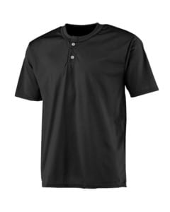 A4 NB4130 - Youth 2-Button Mesh Henley Jersey