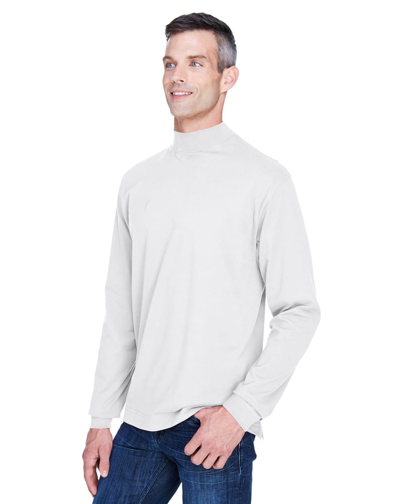 Devon & Jones D420 - Sueded Cotton Jersey Mock Turtleneck