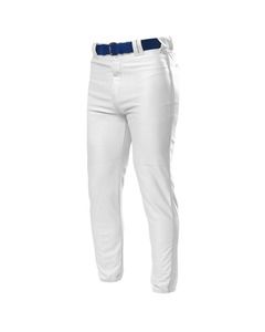 A4 NB6178 - Youth Pro Style Elastic Bottom Baseball Pants Blanco