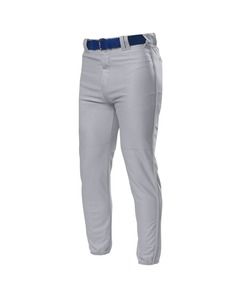 A4 NB6178 - Youth Pro Style Elastic Bottom Baseball Pants Gris