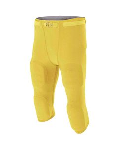 A4 N6181 - Men's Flyless Football Pants Oro