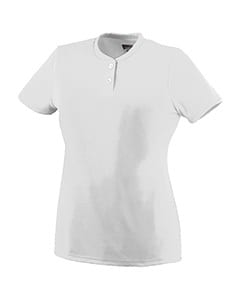 Augusta 1213 - Girls Wicking Two-Button Jersey
