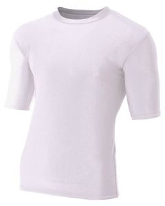 A4 N3283 - Men's 7 vs 7 Compression T-Shirt Blanco