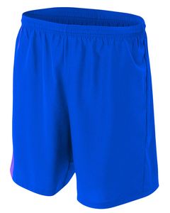 A4 NB5343 - Youth Woven Soccer Shorts Real Azul