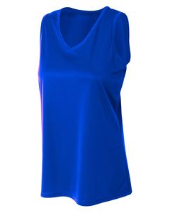 A4 NW2360 - Ladies Athletic Tank Top Real Azul