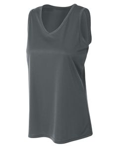 A4 NW2360 - Ladies Athletic Tank Top Grafito