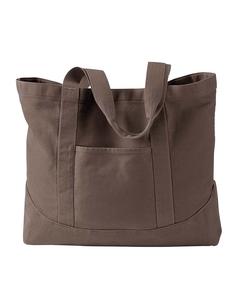 Authentic Pigment 1904 - 14 oz. Pigment-Dyed Large Canvas Tote Java