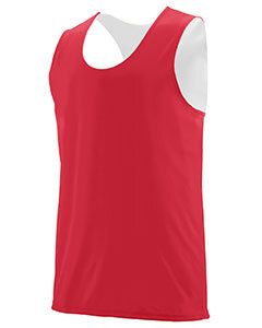 Augusta 149 - Youth Wicking Polyester Reversible Sleeveless Jersey Red/White