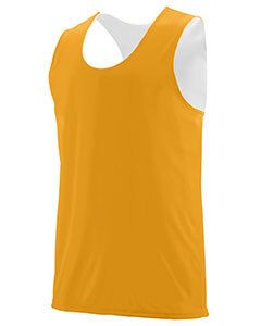 Augusta 149 - Youth Wicking Polyester Reversible Sleeveless Jersey Gold/White