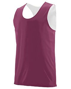 Augusta 149 - Youth Wicking Polyester Reversible Sleeveless Jersey Maroon/White